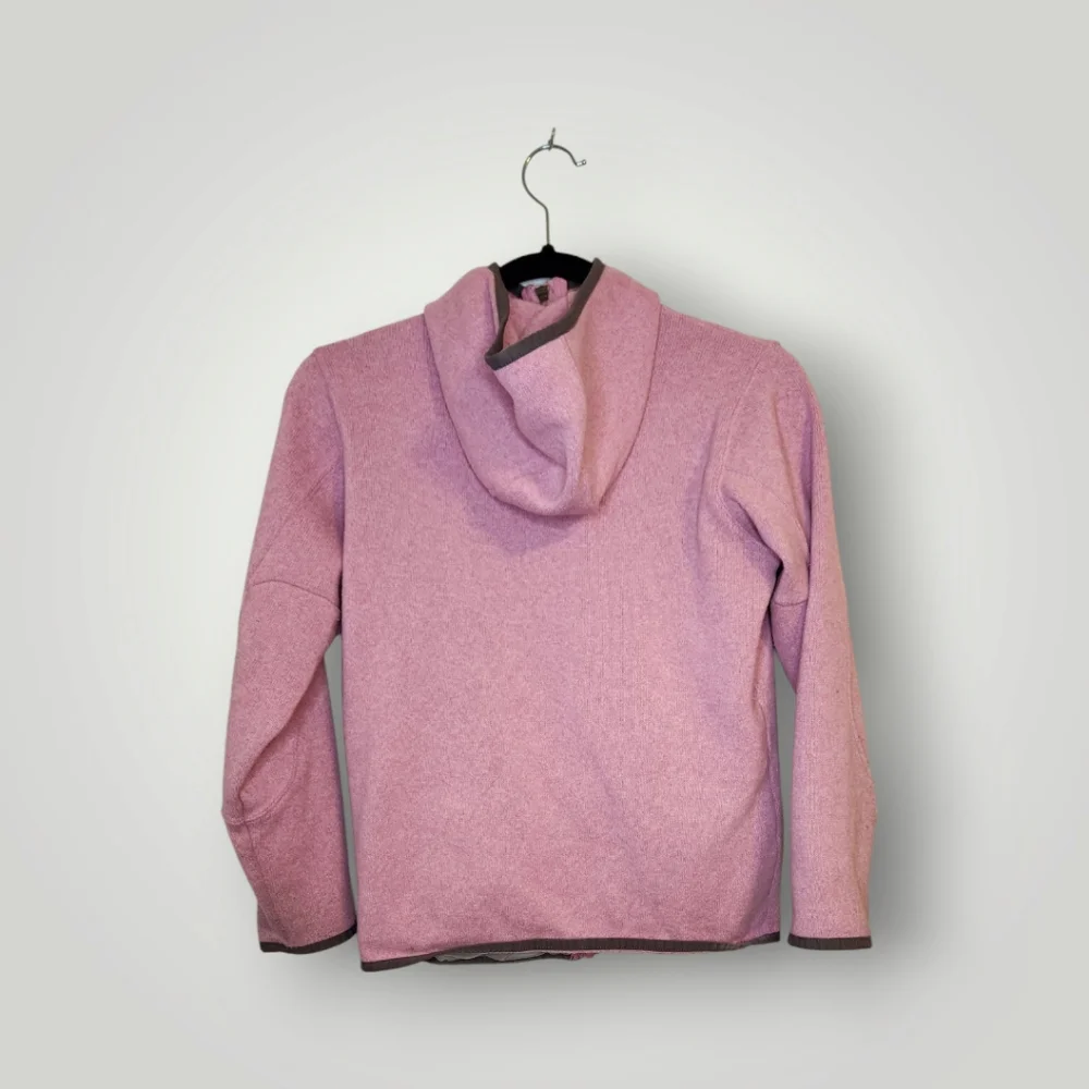 Lands' End Pink Sweater jacket Youth Sizs m 10 12